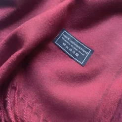 AND COPENHAGEN Cashmere Tørklæde Bordeaux