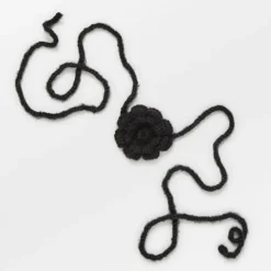 BECK SÖNDERGAARD Buttercup Knit Choker Black