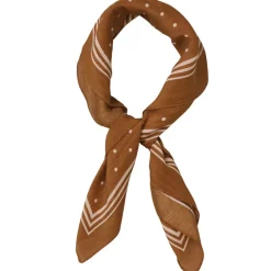 BECK SÖNDERGAARD Devi Cotta Scarf Mocha Brown