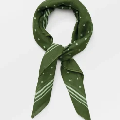 BECK SÖNDERGAARD Devi Cotta Scarf Kombu Green