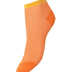BECK SÖNDERGAARD Dollie Harlequin Sock Russet Orange
