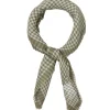 BECK SÖNDERGAARD Gingham Wica Scarf Dusty Olive