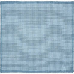 BECK SÖNDERGAARD Gingham Wica Scarf Coronet Blue