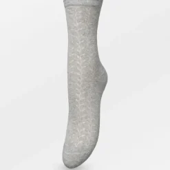BECK SÖNDERGAARD Leofa Cotta Sock Light Grey