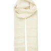 BECK SÖNDERGAARD Milena Cowo Scarf Birch White
