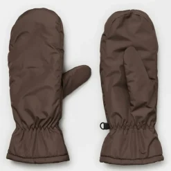 BECK SÖNDERGAARD Padded Nylona Mitten Deep Taupe