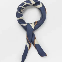 BECK SÖNDERGAARD Rosea Sia Scarf Navy Blazer