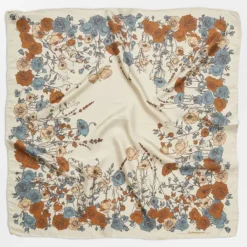 BECK SÖNDERGAARD Rosily Sia Scarf Birch White