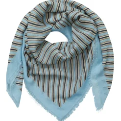 BECK SÖNDERGAARD Solebay Big Woo Scarf Skyway Blue