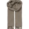 BECK SÖNDERGAARD Solid Ilona Scarf Fossil Brown