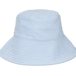 BECK SÖNDERGAARD Striba Bucket Hat Azure Blue