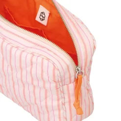 BECK SÖNDERGAARD Stripel Mini Malin Bag Peach Whip Pink