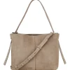 BECK SÖNDERGAARD Suede Fraya Small Bag Moral Gray