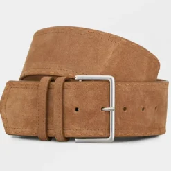 BECK SÖNDERGAARD Suede Veg Willa Belt Hazel Brown