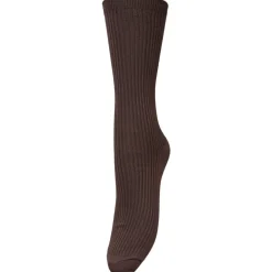 BECK SÖNDERGAARD Telma Solid Sock Hot Fudge Brown