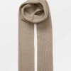 BECK SÖNDERGAARD Woona Scarf Dark Beige Melange