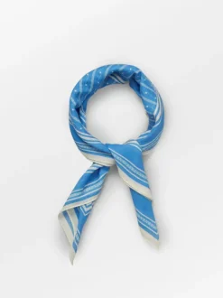 BECK SÖNDERGAARD Zigga Cotta Scarf Provence Blue