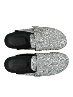 BIANCO MEDINA Sand Mule Simili Stones Silver