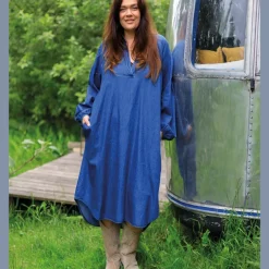 BLACK COLOUR Alison Denim Dress Denim Blue