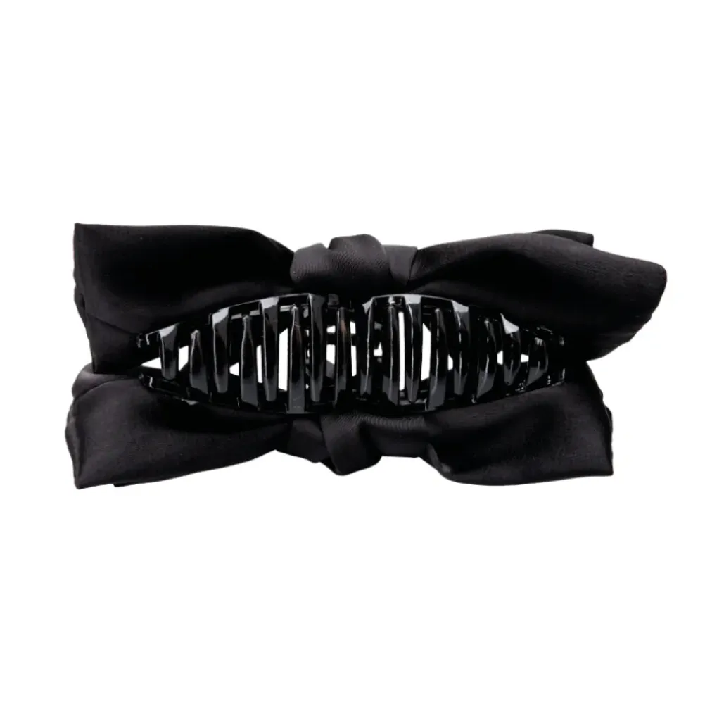 BLACK COLOUR Bcannica Big Bow Hair Claw Sort
