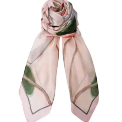 BLACK COLOUR Bcarlet Satin Scarf Rose
