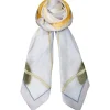 BLACK COLOUR Bcarlet Satin Scarf Sky Blue