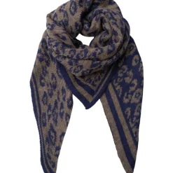 BLACK COLOUR Bcbex Leo Scarf Taupe/Navy