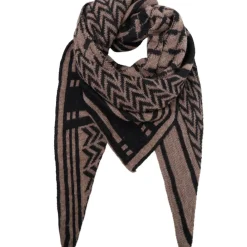 BLACK COLOUR Bcbex Triangle Scarf Sort/Taupe