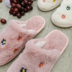 BLACK COLOUR Bcdaisy Slippers Off White