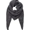 BLACK COLOUR Bcdell Knitted Mini Scarf Grey Melange