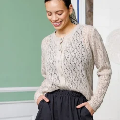 BLACK COLOUR Bcdell Pin Cardigan Light Blue