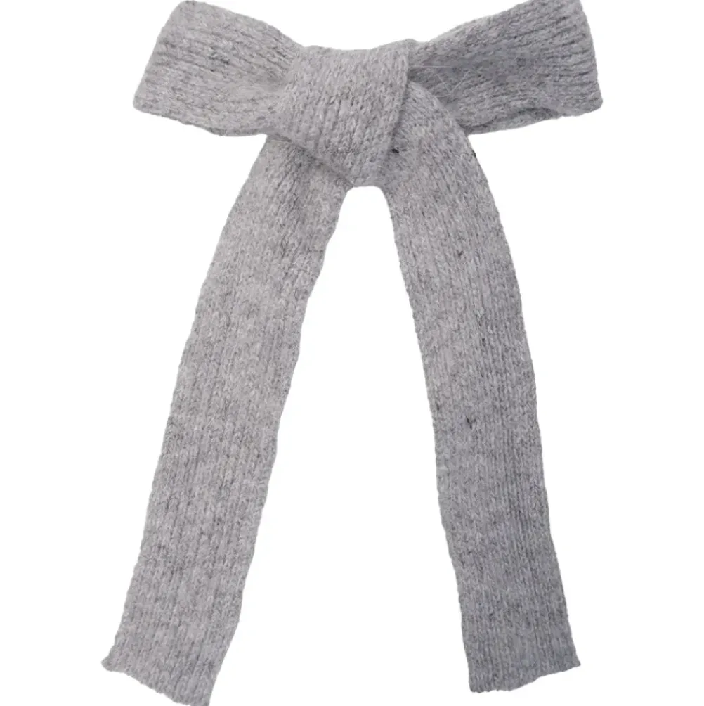BLACK COLOUR Bcemerie Bow Barette Grey