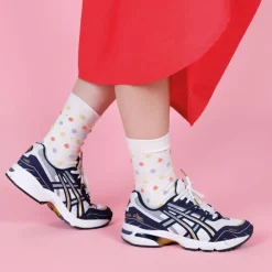 BLACK COLOUR Bckelby Sock White