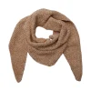 BLACK COLOUR Bckitty Triangle Scarf Latte