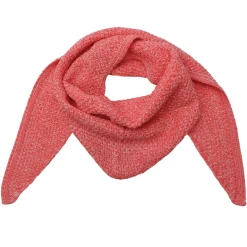 BLACK COLOUR Bckitty Triangle Scarf Coral Pink