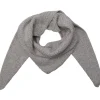 BLACK COLOUR Bckitty Triangle Scarf Grey
