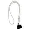BLACK COLOUR Bclori Beaded Phone Chain Hvid
