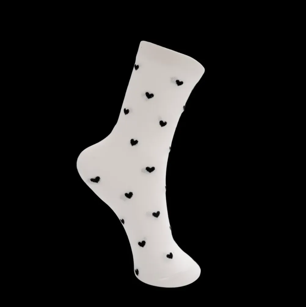 BLACK COLOUR Bclove Sock White Black