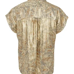 BLACK COLOUR Bcluna Andrea S/S Top Golden Sand