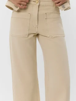 BLACK COLOUR Bcluna Straight Pant Paradise Sky Mix