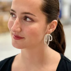 BLACK COLOUR Bcruth Earrings Clear