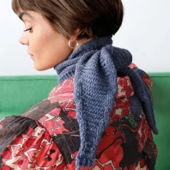 BLACK COLOUR Bcsally Snitted Mini Scarf Grey