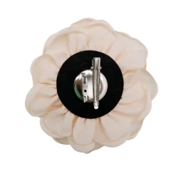 BLACK COLOUR Bcvilla Mega Flower Broch Creme