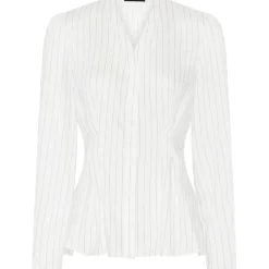 BRUUNS BAZAAR Amaranth Zea Shirt White Stripe