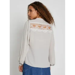 BRUUNS BAZAAR Camilla Abenas Shirt Silver Cloud