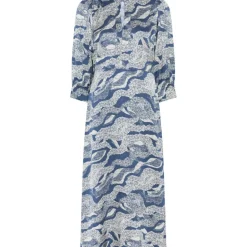 BRUUNS BAZAAR Floret Clarenas Dress Blue Lace
