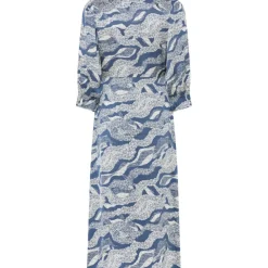 BRUUNS BAZAAR Floret Clarenas Dress Blue Lace