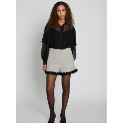 BRUUNS BAZAAR Fumewort Nadinus Shorts Grey Check