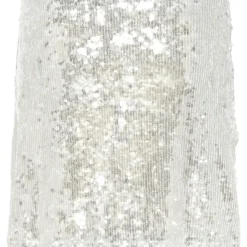 BRUUNS BAZAAR Mossrose Joan Skirt Hvid Sølv