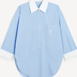 BY MALENE BIRGER Maye Qr2 Blue Iris Stripe Big